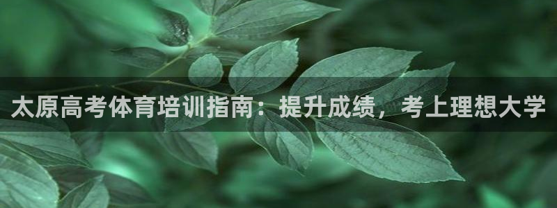 欧陆娱乐平台登陆地址是什么样的：太原高考体育培训指南