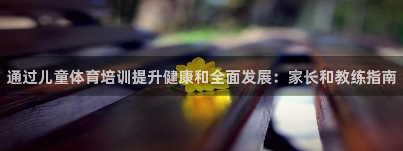 欧陆娱乐平台登陆地址是什么样的：通过儿童体育培训提升