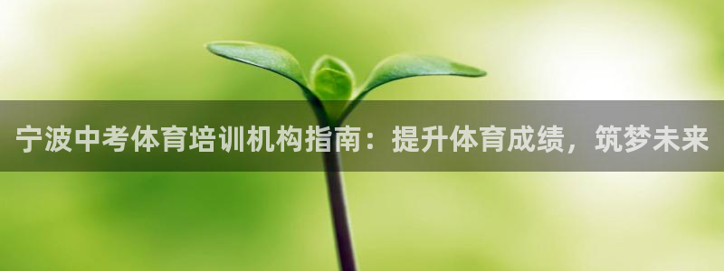 欧陆娱乐怎么注册帐号：宁波中考体育培训机构指南：提升体育成绩